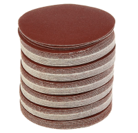 Круг абразивный шлифовальный на липучке Ø125 P220 (УПАКОВКА ПО 100ШТ)